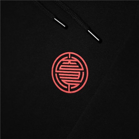 SUDADERA HOMBRE - NEGRO KUMU LOTUS HOODIE