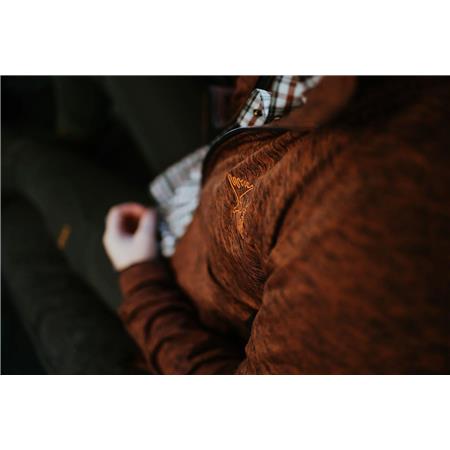 SUDADERA HOMBRE SWEDTEAM LYNX - DARK ORANGE