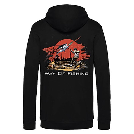 Sudadera Hombre W.O.F. Manga - Negro