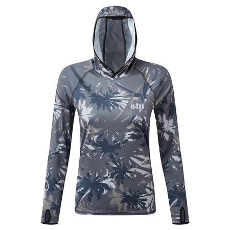 SUDADERA MUJER GILL À CAPUCHE XPEL TEC HOODIE - PALM PRINT