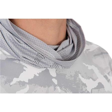 SUDADERA PARA HOMBRE FOX RAGE UV HOODED LIGHT CAMO TOP - GRIS