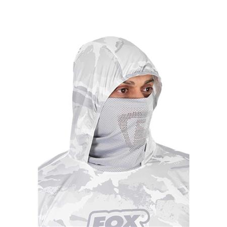 SUDADERA PARA HOMBRE FOX RAGE UV HOODED LIGHT CAMO TOP - GRIS