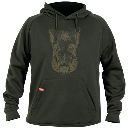 SUDADERA PARA HOMBRE HART BRANDED-H WILDPIG - KAKI