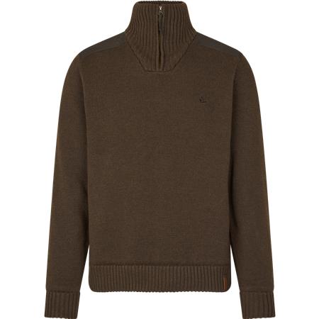 Sudadera Para Hombre Seeland Haze Windbreaker Knit - Dark Brown