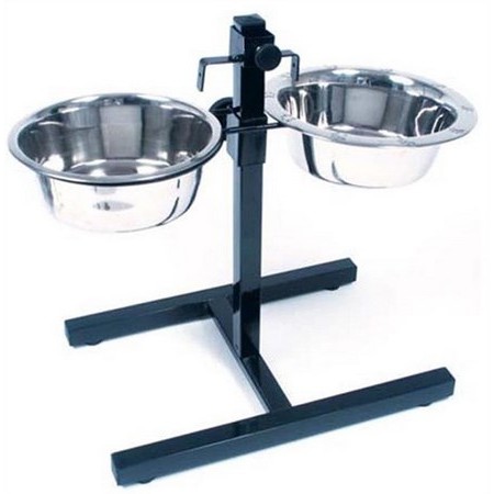 Suporte Com 2 Comedouros Para Cão