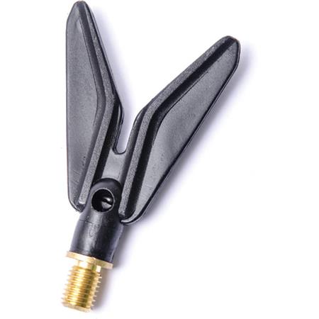 Suporte De Cana Leeda Flat V Rest Brass Thread