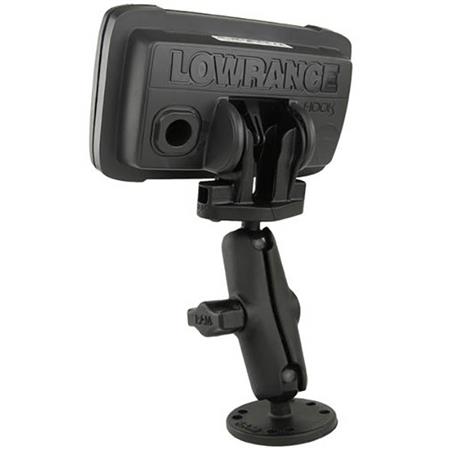 SUPORTE HORIZONTAL RAM MOUNTS POUR LOWRANCE HOOK²-4 ET REVEAL 5 BOULE B