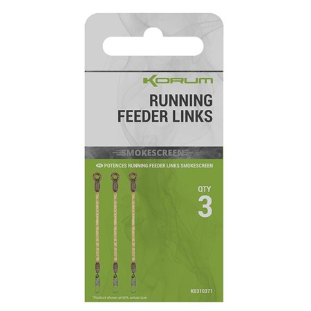 Suporte Korum Smokescreen Running Feeder Links