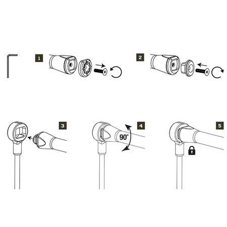 SUPPORT DE CANNE ARRIÉRE NASH SCOPE BUTT LOCK PEG