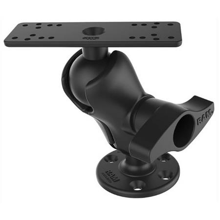 SUPPORT POUR COMBINÉS RAM MOUNTS GARMIN ET LOWRANCE 9 À 12’’ BRAS COURT BOULE D