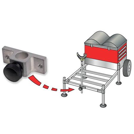 SUPPORT STONFO ALU A VIS POUR FIXATION PIQUE