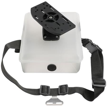 SUPPORTO ECHO-SONDATORE FLOAT TUBE PIKE'N BASS AVEC BOITE A BATTERIE