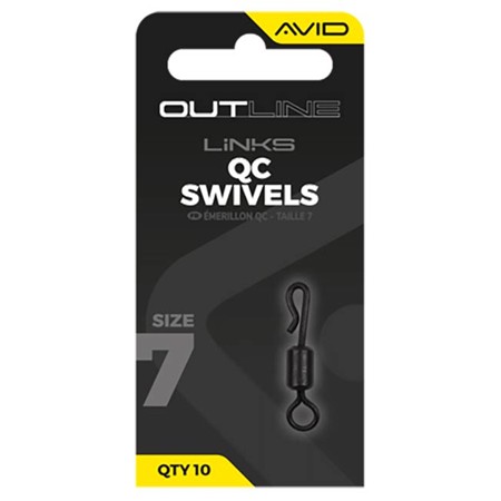 Svirvel Avid Carp Outline Qc Swivels