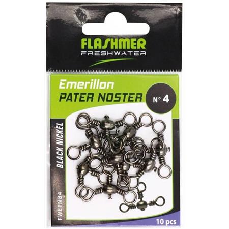 Svirvel Flashmer Paternoster Bronzefarvet Fw
