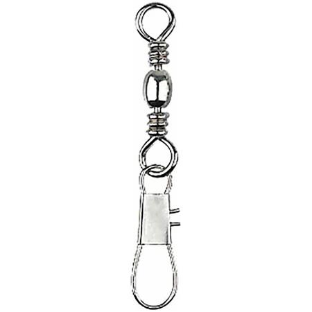 Svirvel Med Snap Mustad Interlock Nickel