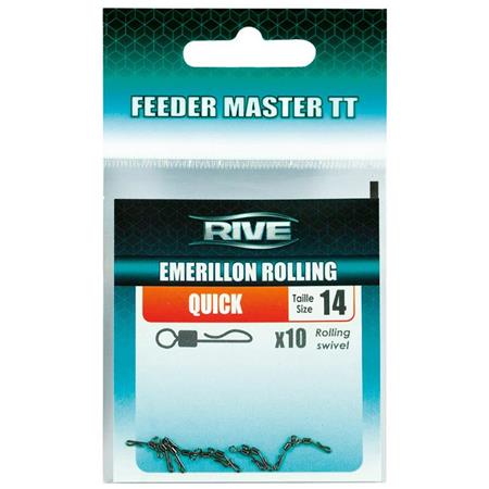 Svirvel Rive Rolling Quick Feeder Master Tt - Pakke Med 10