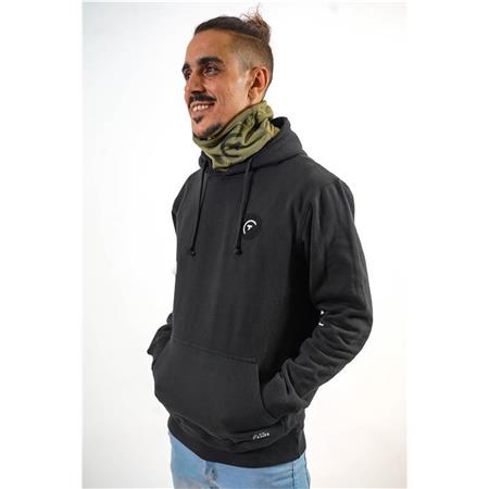 SWEAT COM CAPUZ PERSONALIZÁVEL PESCA - PRETO SUR VOS TRACES