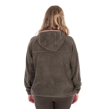 SWEAT FEMME FOX EXPLORER FLEECE HOODED JACKET - VERT