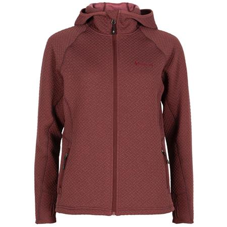 Sweat Femme Pinewood Everyday Travel Full Zip Hoodie - Earth Plum Mel