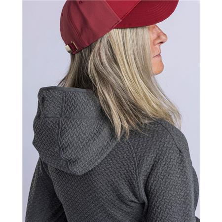 SWEAT FEMME PINEWOOD EVERYDAY TRAVEL FULL ZIP HOODIE - GRIS