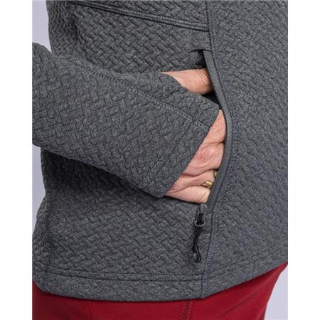 SWEAT FEMME PINEWOOD EVERYDAY TRAVEL FULL ZIP HOODIE - GRIS