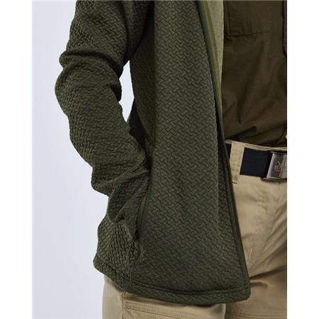 SWEAT FEMME PINEWOOD EVERYDAY TRAVEL FULL ZIP HOODIE - VERT