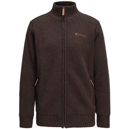 Sweat Femme Pinewood Hurricane Full Zip - Marron