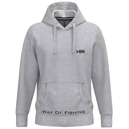 SWEAT HEREN W.O.F. MANGA - LICHTGRIJS