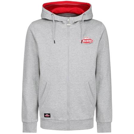 Sweat Homem Berkley Zipped Hoody - Gris