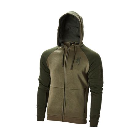 Sweat Homem Browning Zip Snapshot Two Tones