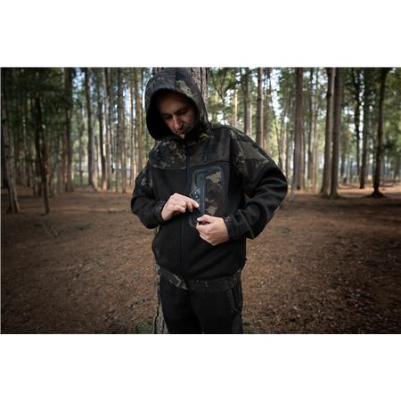 SWEAT HOMEM - CAMO NASH ZERO TOLERANCE NORDIC FLEECE ZIPPED HOODY - CAMO