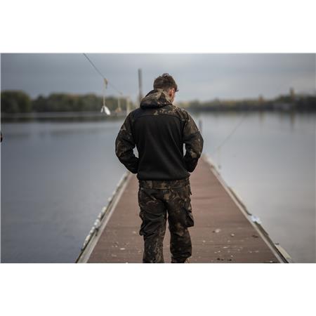 SWEAT HOMEM - CAMO NASH ZERO TOLERANCE NORDIC FLEECE ZIPPED HOODY - CAMO