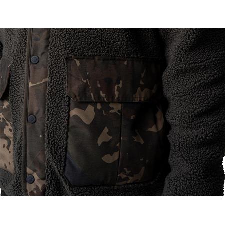 SWEAT HOMEM - CAMO NASH ZERO TOLERANCE NORDIC FLEECE ZIPPED HOODY - CAMO