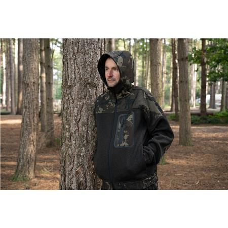 SWEAT HOMEM - CAMO NASH ZERO TOLERANCE NORDIC FLEECE ZIPPED HOODY - CAMO