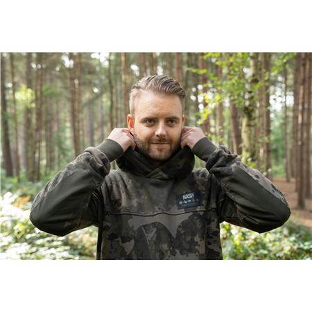 SWEAT HOMEM - CAMO NASH ZERO TOLERANCE WIND CHILL HOODY - CAMO