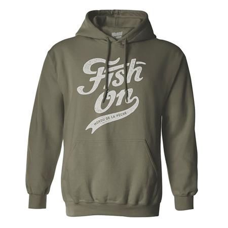 Sweat Homem - Caqui Cyril Chauquet Fish On Vintage - Kaki