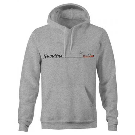 Sweat Homem Com Capuz - Cinzento Grundéns Lobsterman Hoodie Athletic Heather - Gris