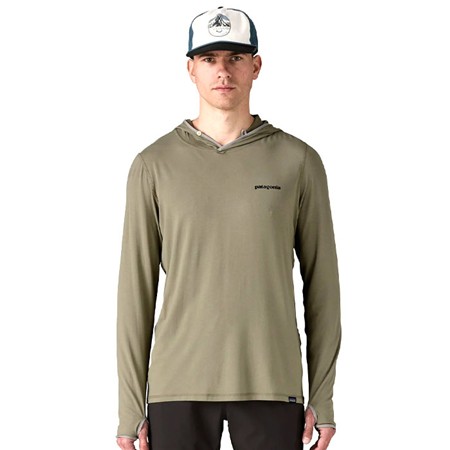 Sweat Homem - Fitz Roy Trout: River Rock Green Patagonia Tropic Comfort Natural Graphic Hoody - Fitz Roy Trout: River Rock Green