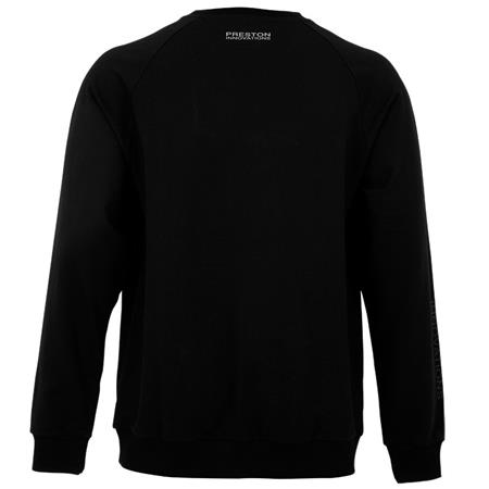 SWEAT HOMEM PRESTON INNOVATIONS BLACK MINIMAL SWEATSHIRT - NOIR