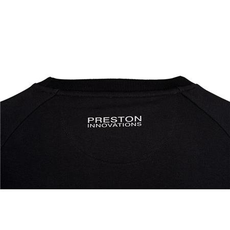 SWEAT HOMEM PRESTON INNOVATIONS BLACK MINIMAL SWEATSHIRT - NOIR