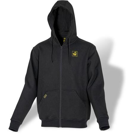 Sweat Homem - Preto Black Cat Zipper - Noir