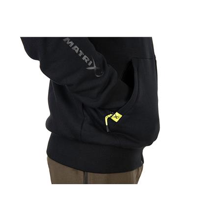 SWEAT HOMEM - PRETO FOX MATRIX SHERPA HOODY - NOIR