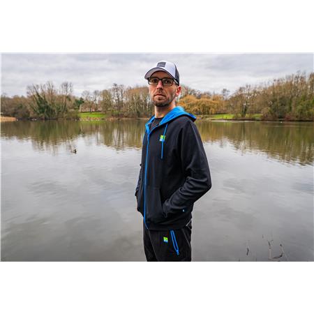 SWEAT HOMEM - PRETO PRESTON INNOVATIONS PRO ZIP HOODIE - NOIR