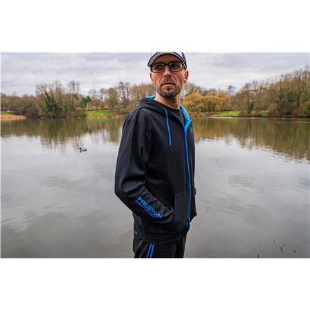 SWEAT HOMEM - PRETO PRESTON INNOVATIONS PRO ZIP HOODIE - NOIR