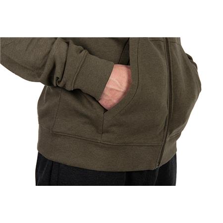 SWEAT HOMEM - VERDE FOX COLLECTION LW HOODY GREEN & BLACK - VERT