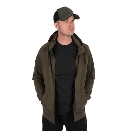 SWEAT HOMEM - VERDE FOX COLLECTION LW HOODY GREEN & BLACK - VERT
