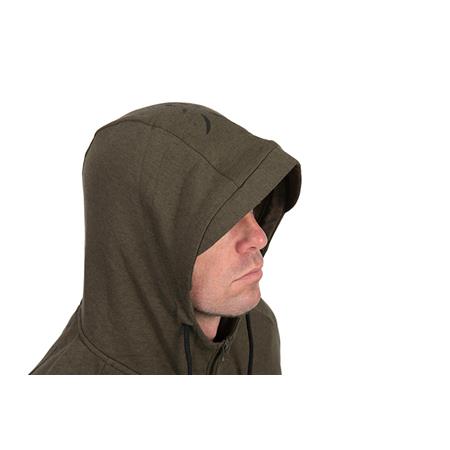 SWEAT HOMEM - VERDE FOX COLLECTION LW HOODY GREEN & BLACK - VERT