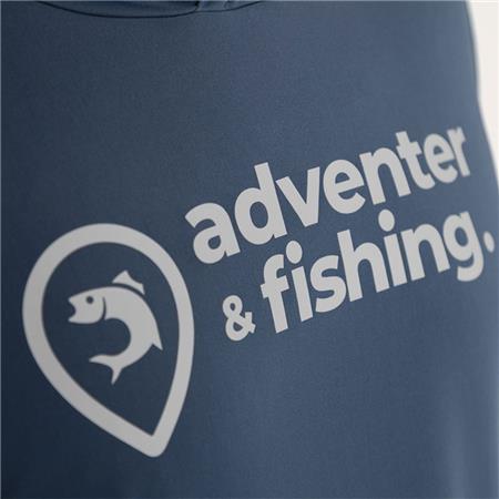 SWEAT HOMME ADVENTER & FISHING GOLON ANTI UV À CAPUCHE - MARINE