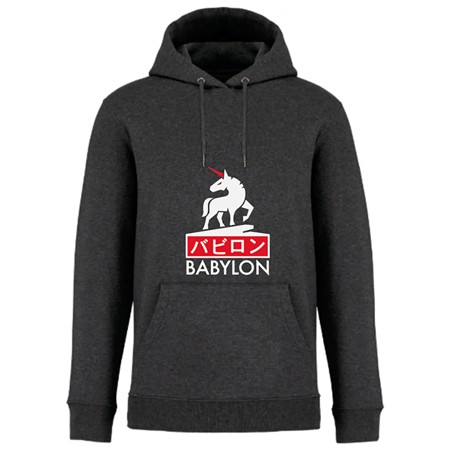 Sweat Homme Babylon - Gris