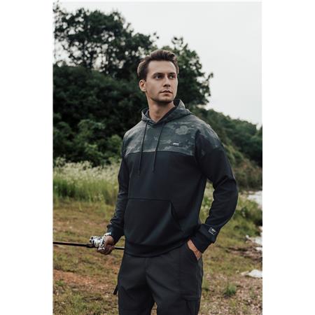 SWEAT HOMME BKK LOGO - BLACK/CAMO